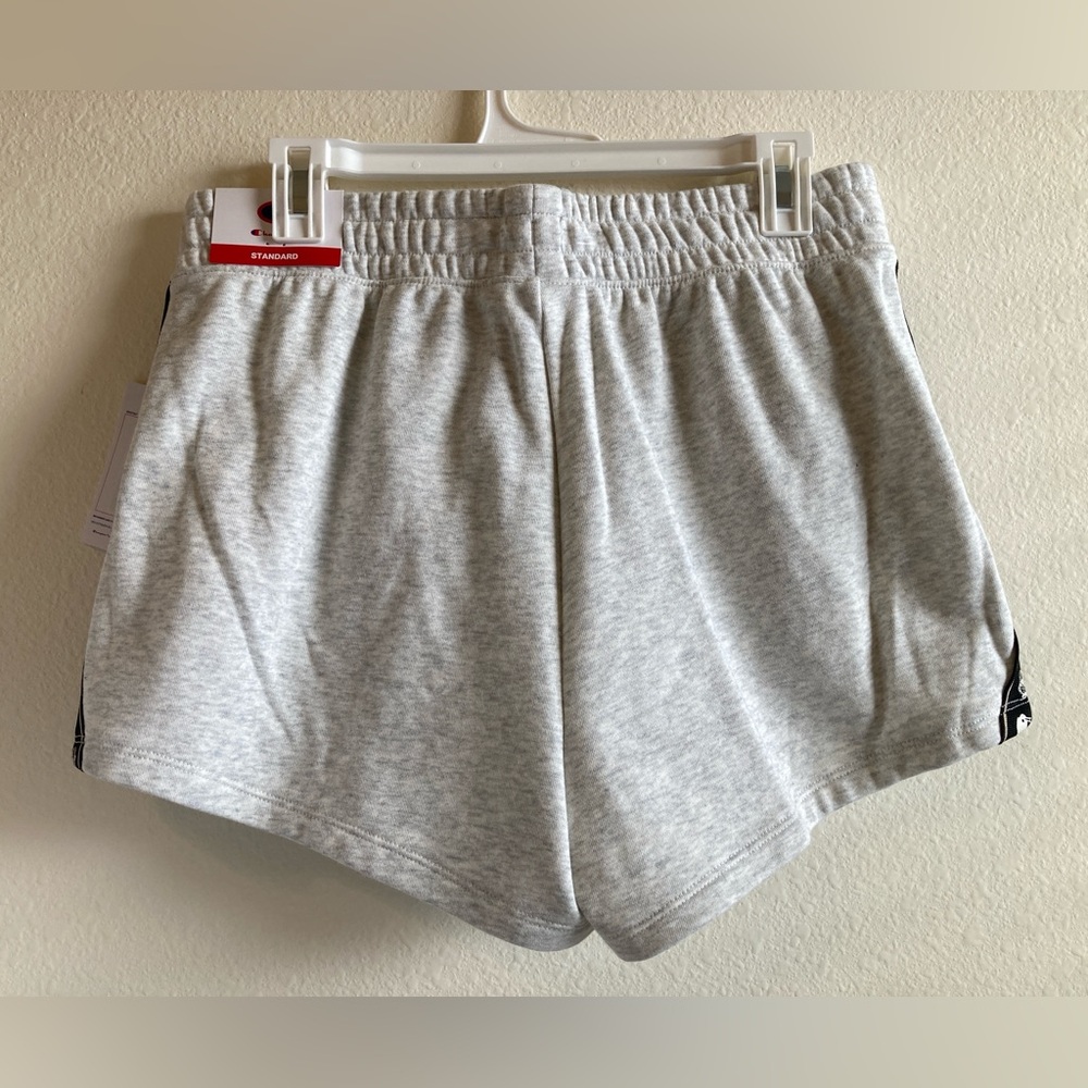 Champion Women’s Football Print Athletic Shorts Size M Gray NWT - Picture 9 of 10